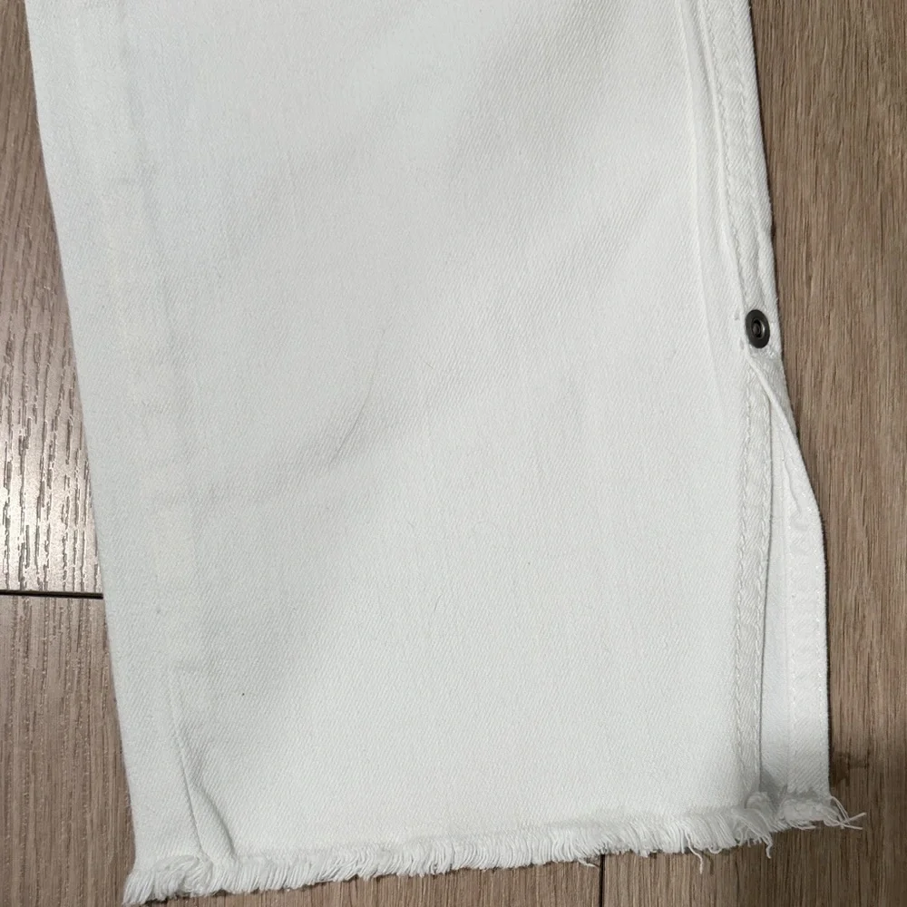 J. McLaughlin White Straight Jeans size 4 - Picture 4 of 9